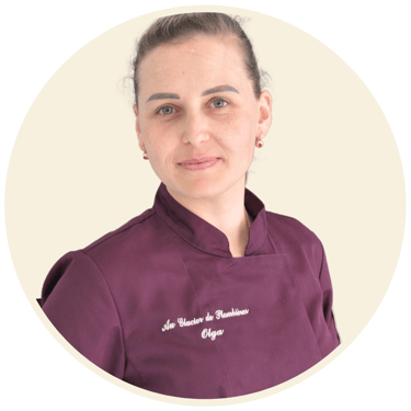 Olga, membre de notre équipe de glacier