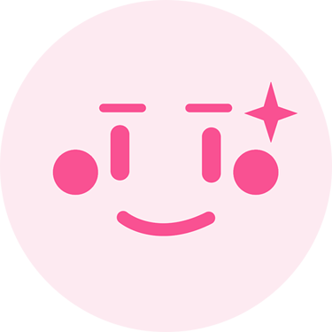 a smiley face with a star in the middle of the face