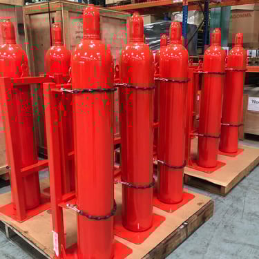 Shelf for airtank