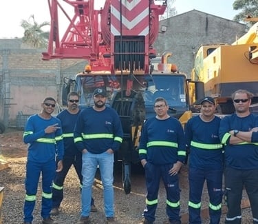 Operadores de guindastes certificados