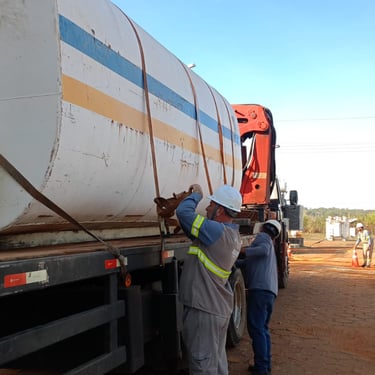 Içamento cargas e transporte
