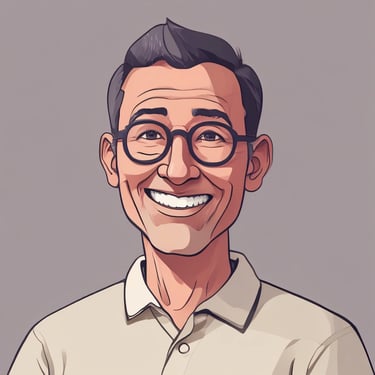 A man exercising outdoors with a look of determination.