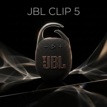 JBL CLIP 5 sur un écrin
