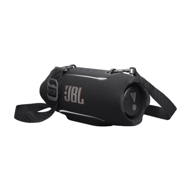 Enceinte JBL Xtreme 5 noire avec sa sangle montée