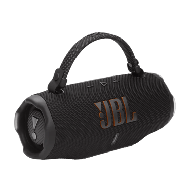 L'enceinte étanche JBL charge 6 noir avec sa sangle de transport incluse