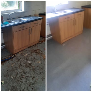 kitchen cleanig