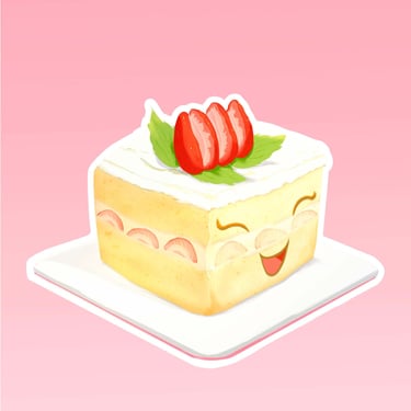 Stickers fraisier japonais coréen kawaii