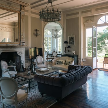 Salon dans une belle demeure