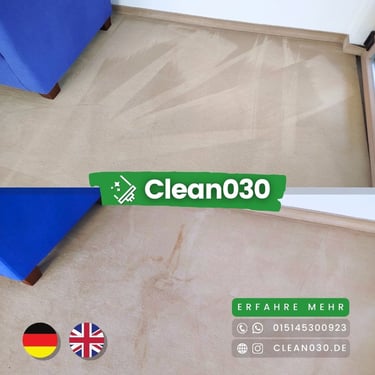 Clean030 entfernt hartnäckige Kaffeeflecken aus Teppichboden in Berlin – Professionelle Fleckentfernung und Teppichpflege.