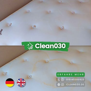 Clean030 Berlin: Fachgerechte Matratzenreinigung für Hotels. Milbenentfernung und Sauberkeit für gewerbliche Kunden.