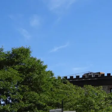tour, chateau, tourelles