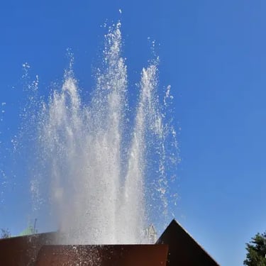 Fontaine de la gare du Palais. Québec.