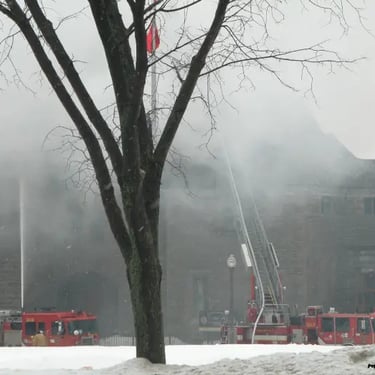 Incendie du Manèege.