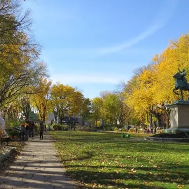 Jardin Jeanne d'Arc, Québec.