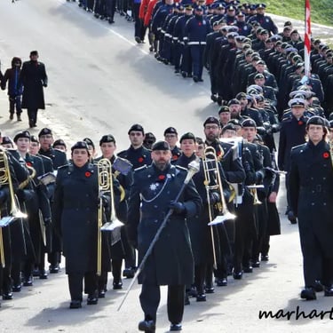 Jour du souvenir, fanfare.
