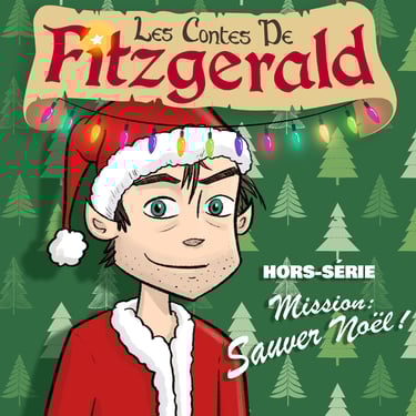 Pochette de l'épisode hors série "Mission : Sauver Noël" montrant Fitzgerald avect un bonnet de Noël