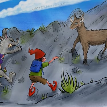 Episode 4 - Fitzgerald, Merlin et le Grand Méchant Loup font la rencontre d'un Oahu en gravissant la Montagne Noire