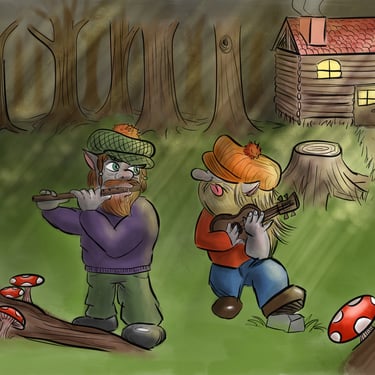 Episode 3 - Deux gnomes rocheux de la forêt jouent de la musique