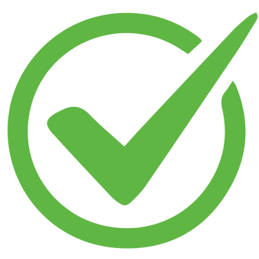 desenho de um símbolo de check