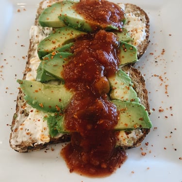 Spicy avocado toast, best