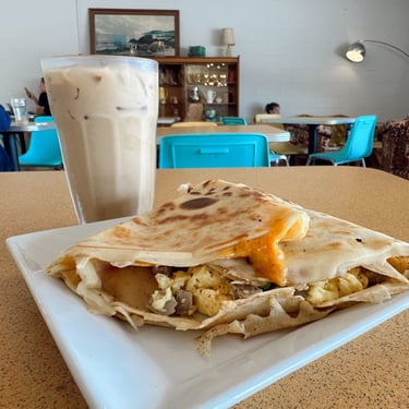 Savory Crepes, Sausage Egg Cheese