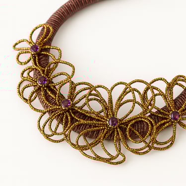 a necklace with a necklace on it