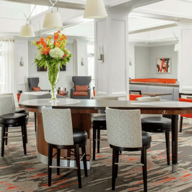 Lobby- Hilton Homewood Suites Hotel.