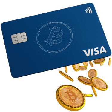 Crypto and Bitcoin Visa Debit Card