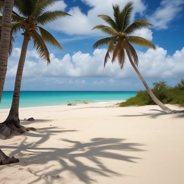 Close-up of a cozy hoodie featuring colorful Antigua island pride artwork.