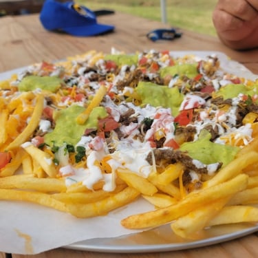 crazy fries with guac