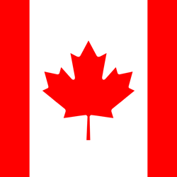 a canadian flag with a red maple leaf
