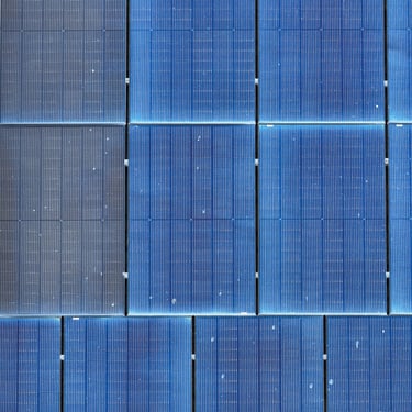 Photography image of electric solar panels
