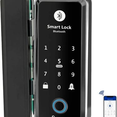 WIRELESS GLASS DOOR LOCK
