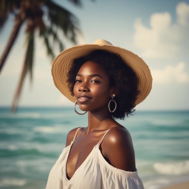man wearing black collared top and yellow cap