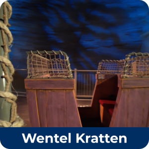bommelwereld attractie wentel kratten