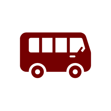 rotes Bus Icon