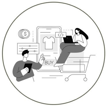 Full-suite digital marketing solutions infographic for online advertising and lead generation