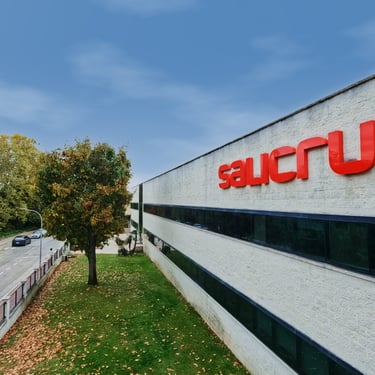 a building with a sign that says SALICRU