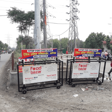 High-Quality Barricade Advertising in Jalandhar
