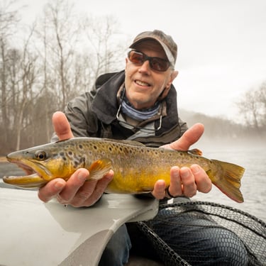March Fly Fishing on the South Holston River in Tennessee 