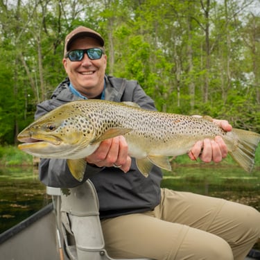26" South Holston River Brown Trout. Technical Nymph Fishing success: May 2026