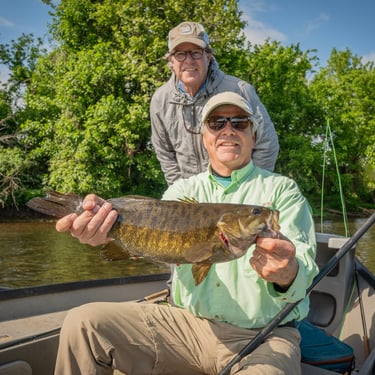 20" Small Mouth Top Water Popper Fishing the Holston River: Fly Fishing Report May 2026