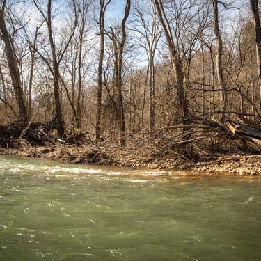Hurricane Helene flooding on the Watauga River