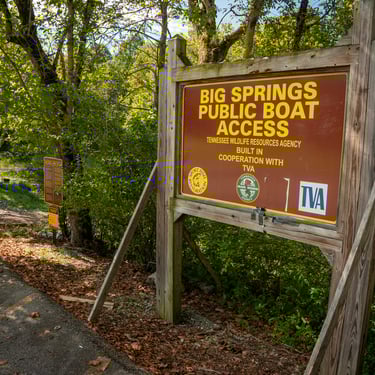 Big Springs Boat Ramp on the South Holston River