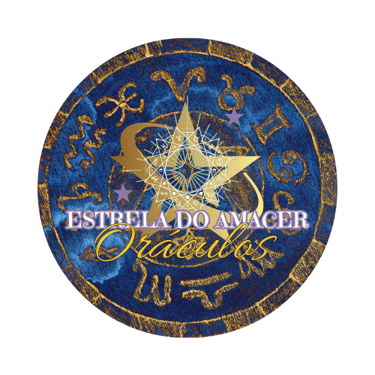a blue and gold astrological clock with a star in the middle