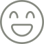 Smiley face icon representing positivity and customer satisfaction in repair services.