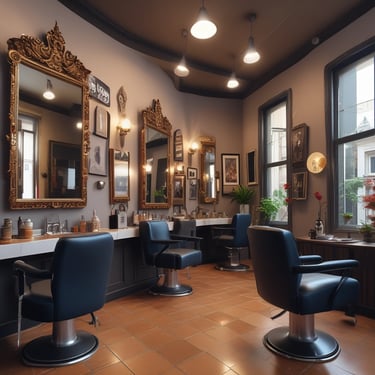 A happy customer giving a thumbs up in a modern office setting.