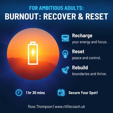 Burnout recovery tools to reset energy and overcome exhaustion.