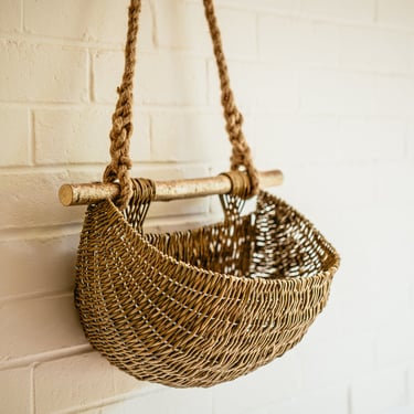 Traditional handwoven Guernsey basket, sustainable willow design