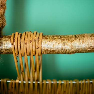 Traditional handwoven Guernsey basket, sustainable willow design